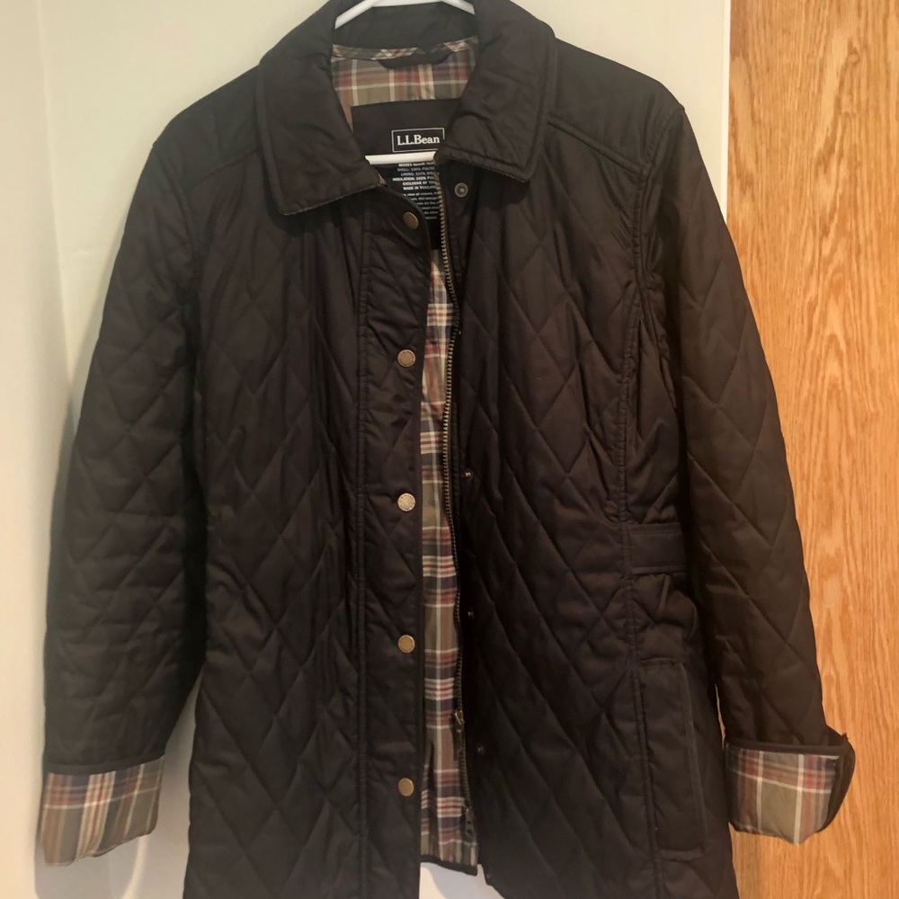 L.L Bean women’s Medium quilted riding jacket